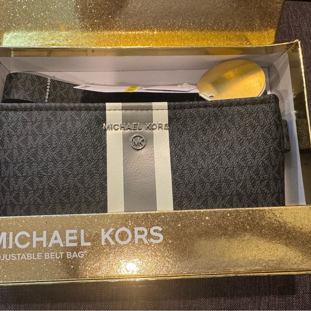 Michael Kors Gray Belt Bag